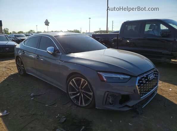 WAUC4CF55NA034715 2022 AUDI S5 Gray Front view