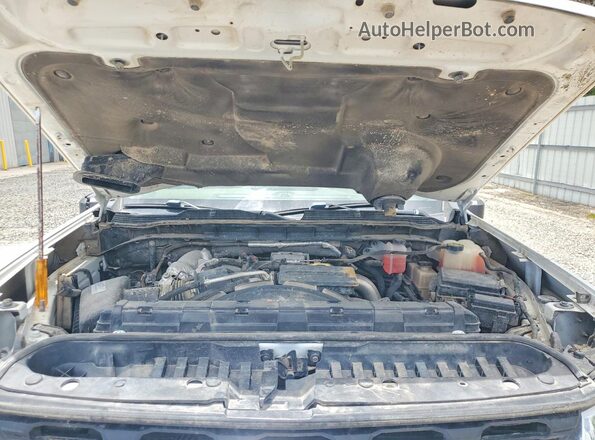 1GC4YNEY0MF208727 2021 CHEVROLET SILVERADO White ძრავის განყოფილების ხედი