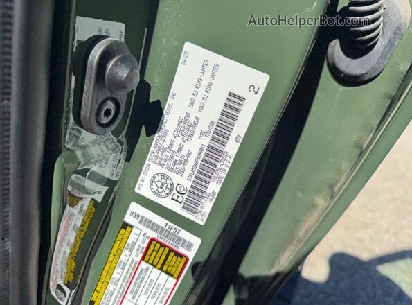 5TFLA5DA9PX099011 2023 TOYOTA TUNDRA Green უკანა სალონის ხედი
