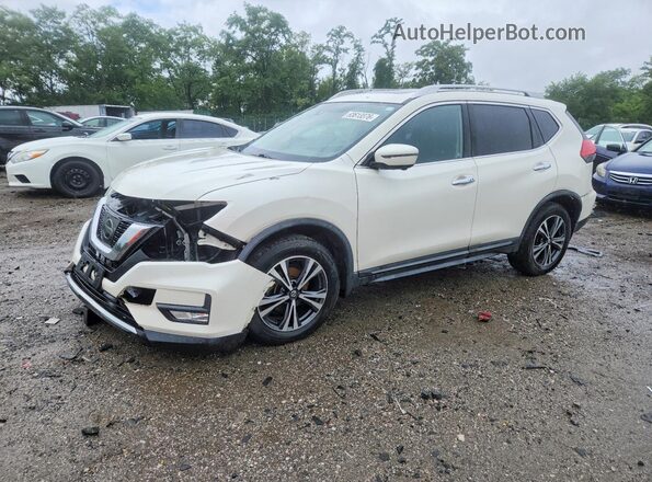JN8AT2MV9HW018989 2017 NISSAN ROGUE Белый Задняя левая четверть