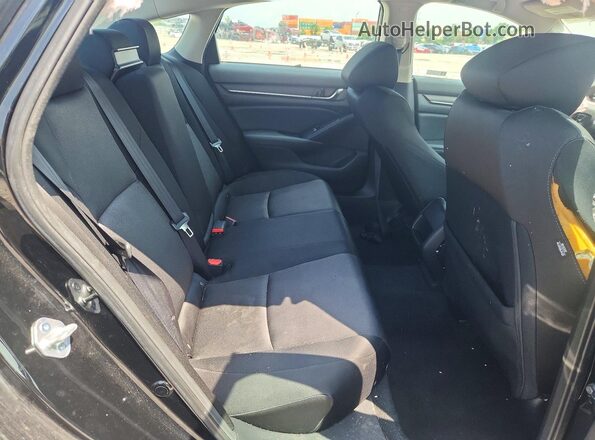 1HGCV1F12MA086689 2021 HONDA ACCORD Black Вид задньої частини салону