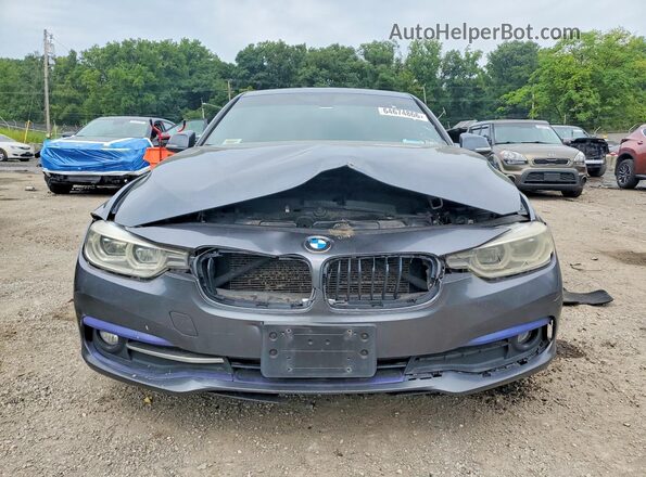 WBA8F1C50JK898407 2018 BMW 3 SERIES Серый Вид сзади