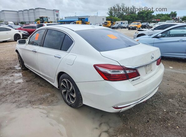 1HGCR2F75GA240458 2016 HONDA ACCORD White Tył prawy