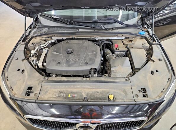 LVY102MKXJP056962 2018 VOLVO S90 Black Vista del compartimento del motor