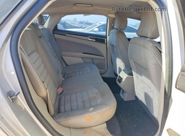 3FA6P0HD5KR160820 2019 FORD FUSION Silver Вид задньої частини салону