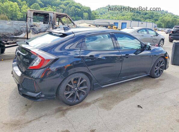 SHHFK7H98JU407937 2018 HONDA CIVIC Black Front right