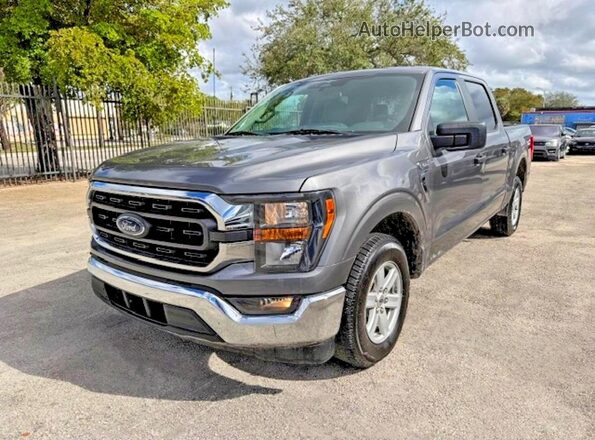 1FTEW1C86PKD23334 2023 FORD F150 Gray Задня ліва чверть