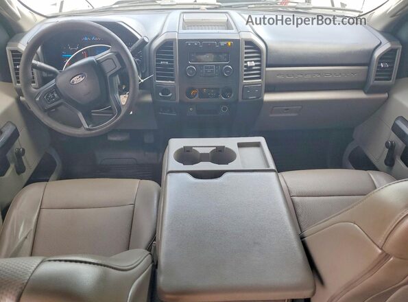 1FT7W2BT1HEC99058 2017 FORD F250 White Widok zestawu wskaźników