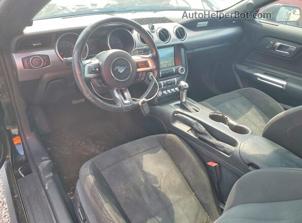 1FA6P8THXJ5179941 2018 FORD MUSTANG Black ხელსაწყოთა პანელის ხედი