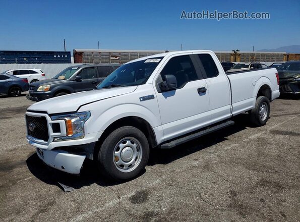 1FTEX1CP6KKE52672 2019 FORD F150 White Հետևի ձախ