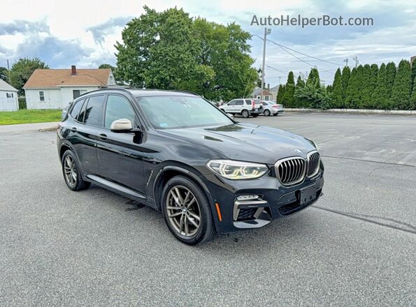 5UXTS3C53K0Z05575 2019 BMW X3 Black Trasero izquierdo