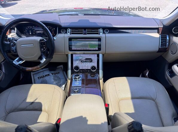 SALGS2SV7KA516858 2019 LAND ROVER RANGE Black Rear seats view