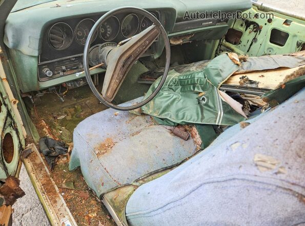 3A47F176159 1973 FORD UK White Widok deski rozdzielczej