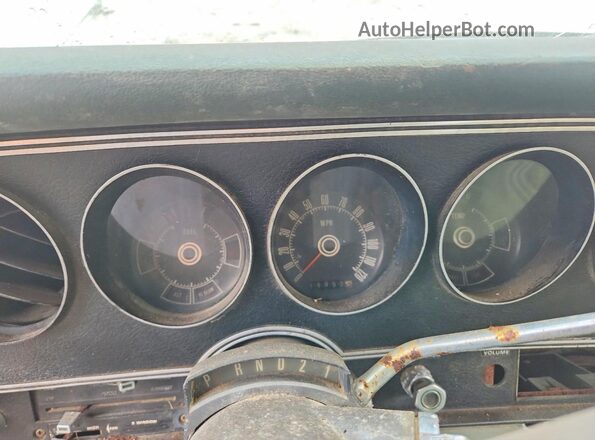 3A47F176159 1973 FORD UK White Widok zestawu wskaźników