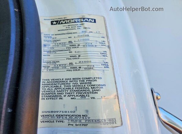 3ALACXFC4JDJV7419 2018 FREIGHTLINER M2 White Вид підкапотного простору