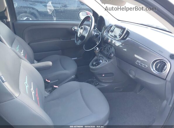 3C3CFFAR0GT222213 2016 FIAT 500 Gray Սալոնի դիմացի տեսք