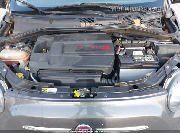 3C3CFFAR0GT222213 2016 FIAT 500 Gray Հետևի տեսք