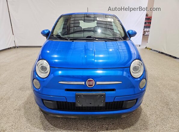 3C3CFFAR7GT184432 2016 FIAT 500 Blue Դիմացի տեսք