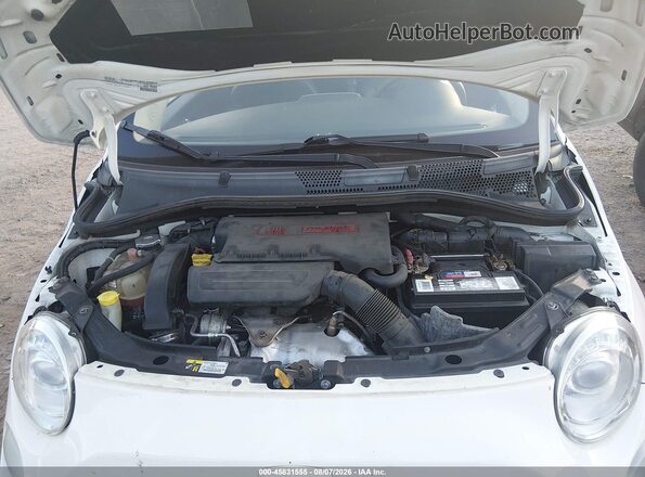 3C3CFFCHXJT524166 2018 FIAT 500 White Вид ззаду