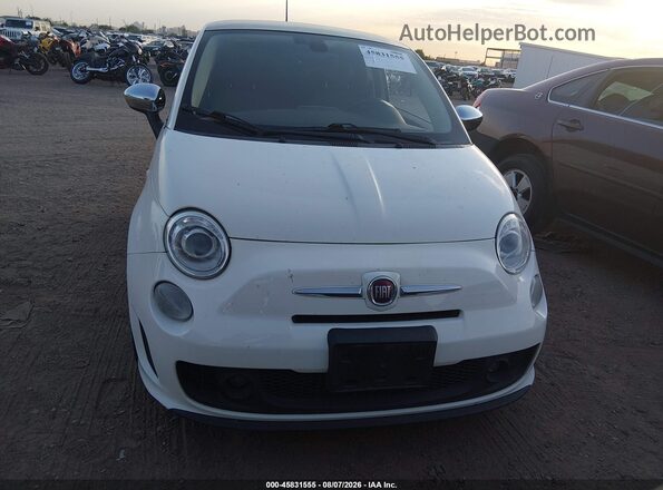 3C3CFFCHXJT524166 2018 FIAT 500 White Вид щитка приладів