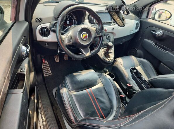 3C3CFFFH3GT184461 2016 FIAT 500 Gray Առջևի վահանակի տեսք