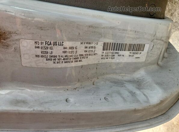 3C3CFFFH3GT184461 2016 FIAT 500 Gray Շարժիչի բաժամունքի տեսք