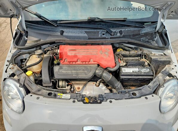 3C3CFFFH3GT184461 2016 FIAT 500 Gray Սալոնի հետևի տեսք