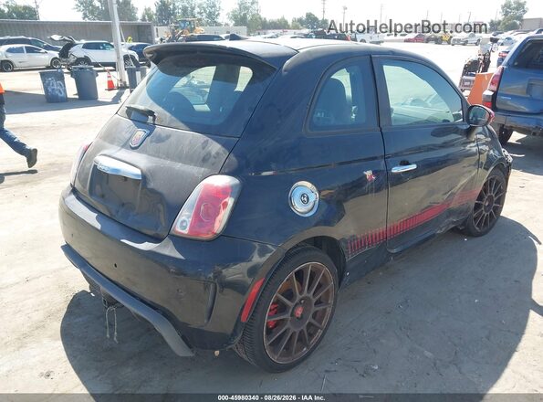 3C3CFFFH7GT122111 2016 FIAT 500 Black Հետևի աջ