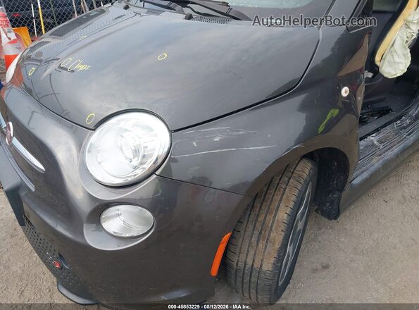 3C3CFFGE2GT143033 2016 FIAT 500E Gray Դիմացի տեսք