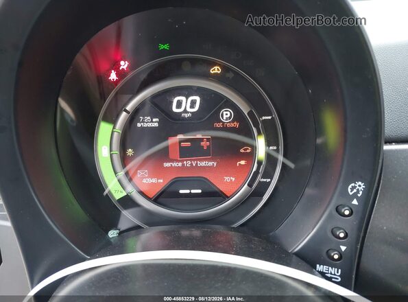 3C3CFFGE2GT143033 2016 FIAT 500E Gray Հետևի նստատեղերի տեսք