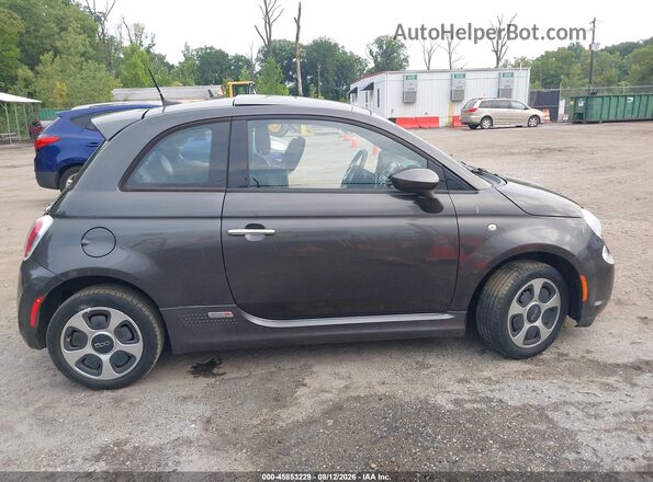 3C3CFFGE2GT143033 2016 FIAT 500E Gray Սալոնի հետևի տեսք