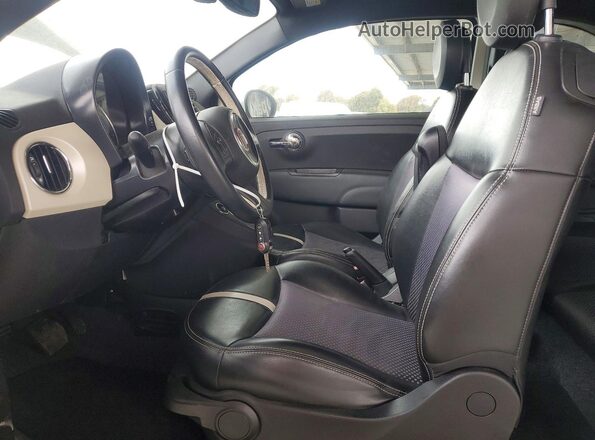 3C3CFFGE4GT152395 2016 FIAT 500 Белый Вид салона спереди