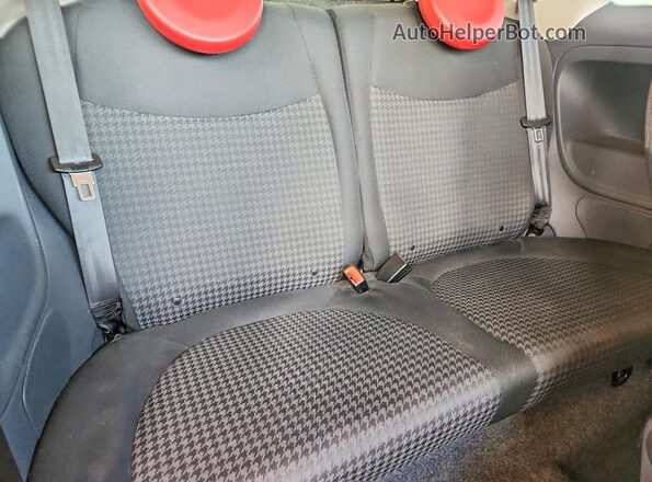 3C3CFFKH1JT472038 2018 FIAT 500 Gray Հետևի նստատեղերի տեսք