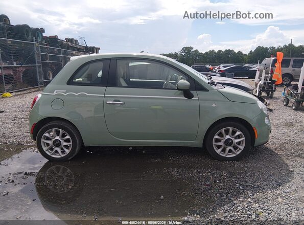 3C3CFFKR0HT555320 2017 FIAT 500 Green Սալոնի հետևի տեսք