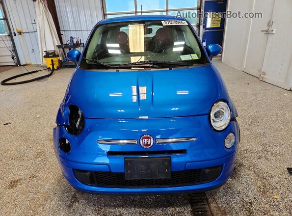 3C3CFFKR0HT669821 2017 FIAT 500 Blue Դիմացի տեսք