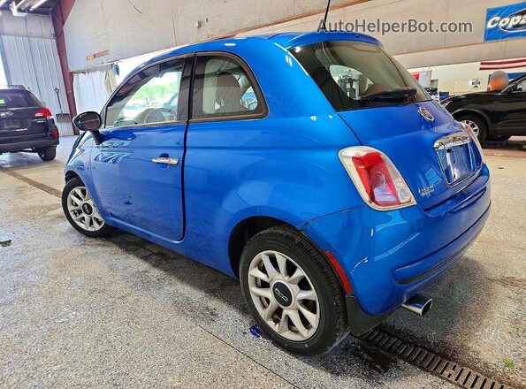 3C3CFFKR0HT669821 2017 FIAT 500 Blue Հետևի ձախ