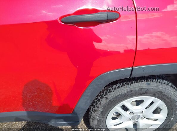 3C4NJCAB0JT405610 2018 JEEP COMPASS Красный Вид задней части салона