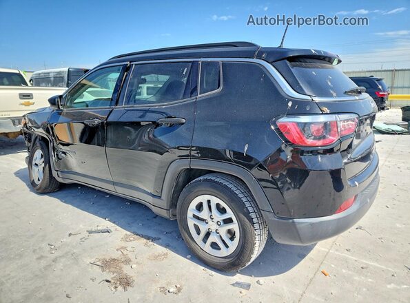 3C4NJCAB0KT675566 2019 JEEP COMPASS Black Tył lewy