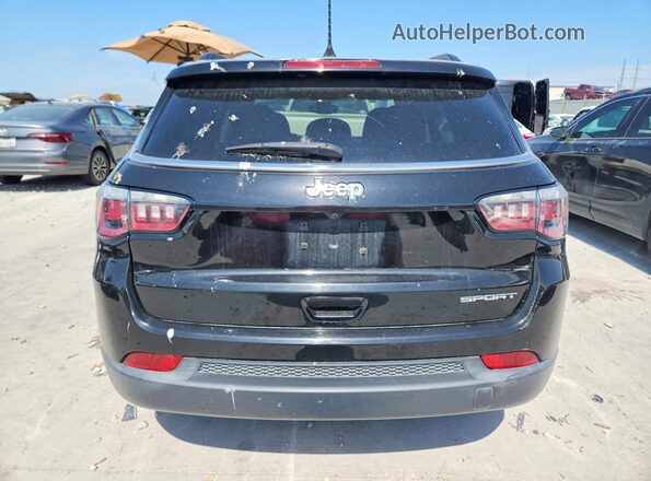 3C4NJCAB0KT675566 2019 JEEP COMPASS Black Widok z tyłu