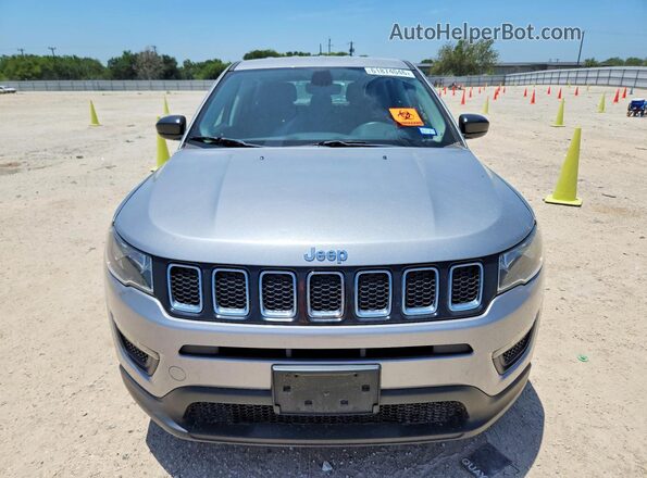 3C4NJCAB0LT147656 2020 JEEP COMPASS Silver წინა ხედი