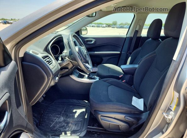 3C4NJCAB0LT147656 2020 JEEP COMPASS Silver წინა სალონის ხედი