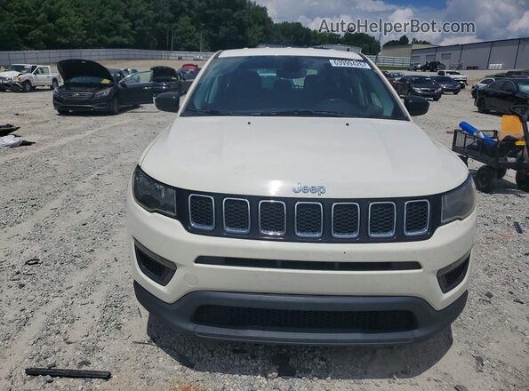 3C4NJCAB1JT151826 2018 JEEP COMPASS White Widok z przodu