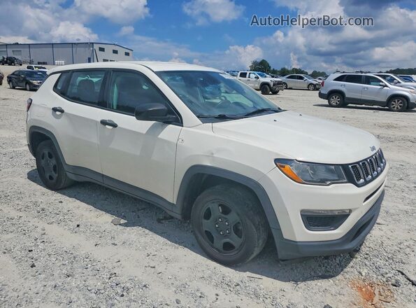 3C4NJCAB1JT151826 2018 JEEP COMPASS White Przód prawy