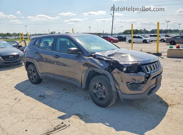 3C4NJCAB1LT169648 2020 JEEP COMPASS Charcoal Front right