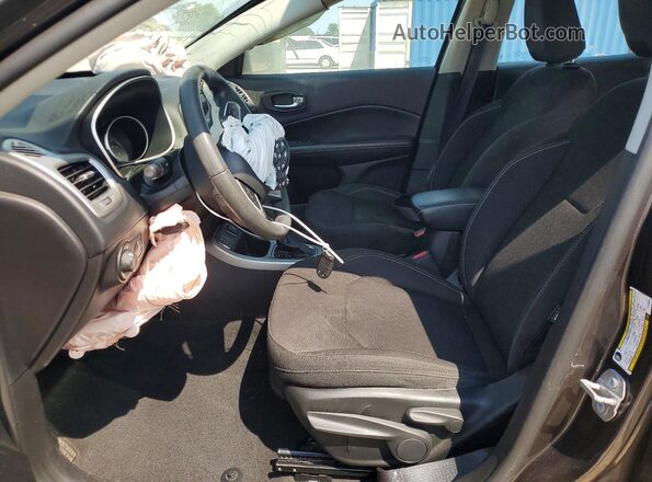3C4NJCAB1LT169648 2020 JEEP COMPASS Charcoal Front interior view