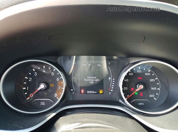 3C4NJCAB1LT169648 2020 JEEP COMPASS Charcoal Instrument cluster view