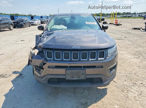 3C4NJCAB1LT169648 2020 JEEP COMPASS Charcoal Front view