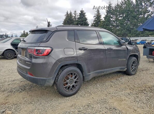 3C4NJCAB2JT123453 2018 JEEP COMPASS Gray Vista del salpicadero
