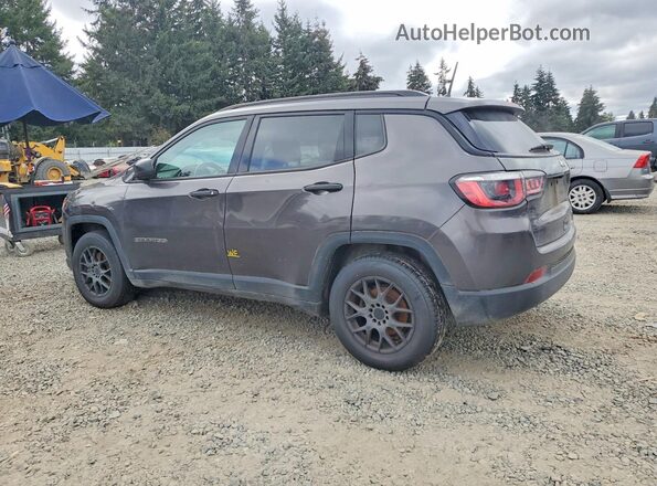 3C4NJCAB2JT123453 2018 JEEP COMPASS Gray Vista frontal