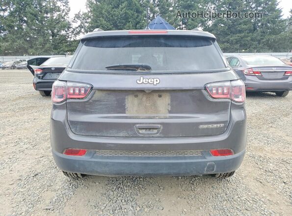 3C4NJCAB2JT123453 2018 JEEP COMPASS Gray Vista interior de 360 grados